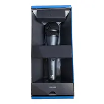 Microfone de Mão Dinâmico com Fio Sennheiser E 825-S Cardióide sem Cabo - Cinza