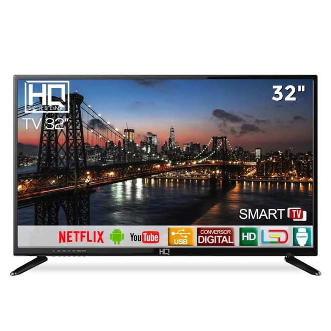 Smart TV 32” HQ LED HD HQSTV32NP Android Wi-fi DTV 3 H | Schumann