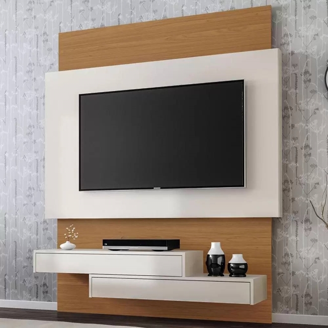 Painel para TV até 55 Polegadas 1,41m 100% MDF Pradel | Schumann