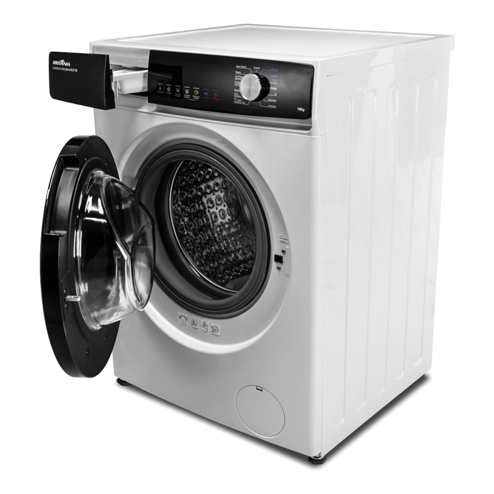 Lava e Seca Britânia 10Kg BLS11B Inverter Plus - Branc Multisom