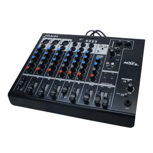 Mesa de Som Frahm MXF8 BT - 8 Canais Bluetooth USB Bivolt
