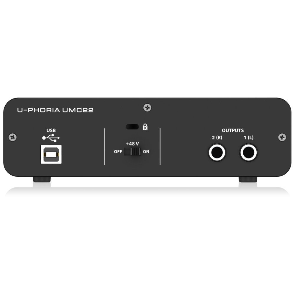 Interface de Áudio USB Behringer U-Phoria UMC22 | Schumann