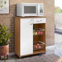 Balcão com Fruteira 1 Portas 1 Gaveta 2 Cestos Notável Belize New