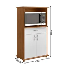 Balcão Multiúso 2 Portas 1 Gaveta Notável NT 3070