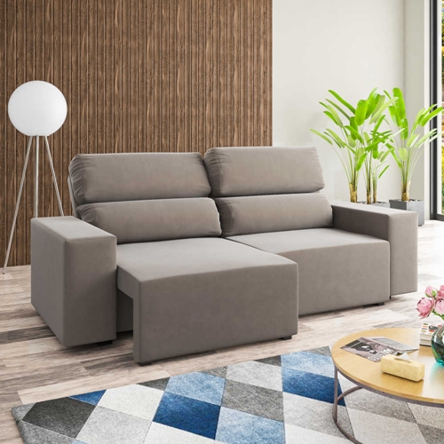 Sofá Living 4 lugares 2,40m - Palermo – Conceito Mobile