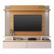 Estante Home para TV até 55 Polegadas 1,81m com LED HB Móveis Cosmo