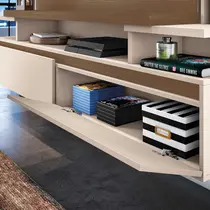Estante Home para TV até 55 Polegadas 1,81m com LED HB Móveis Cosmo