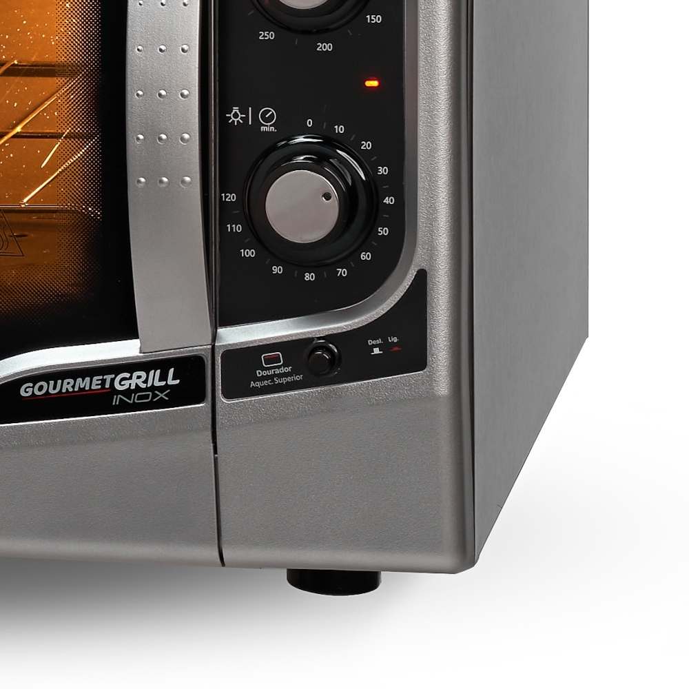 Forno Elétrico Fischer Gourmet Grill 44 Litros Inox | Schumann