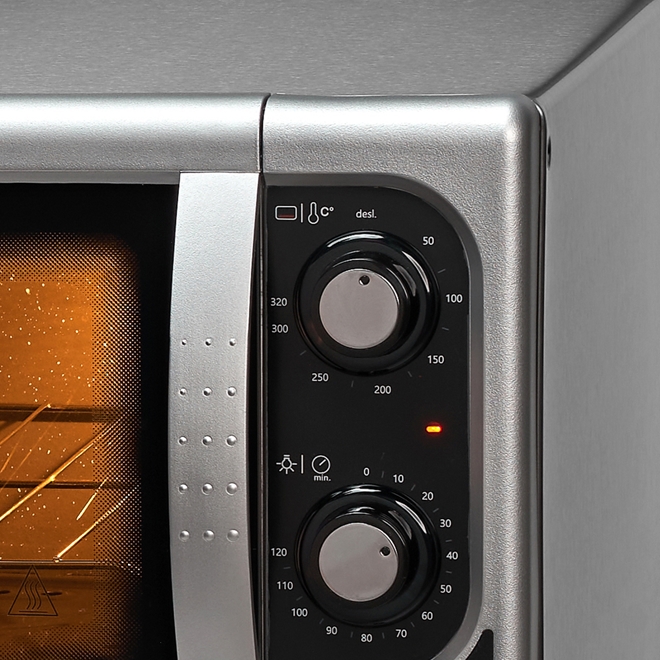 Forno Elétrico Fischer Gourmet Grill 44 Litros Inox Multisom