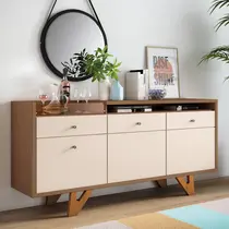 Buffet 2 Portas 2 Gavetas 160cm HB Móveis Sollare