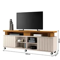 Rack para TV até 70 Polegadas 1,8m HB Móveis Briz 1.8