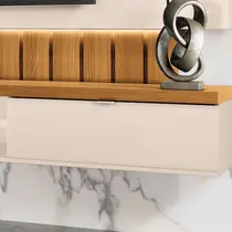 Estante Home para TV 70 Polegadas 2,2m com LED HB Móveis Illusion 2.2