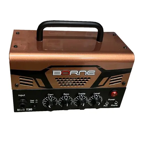 Cabeçote para Guitarra Borne MoB T30 30W RMS Cobre - Bivolt