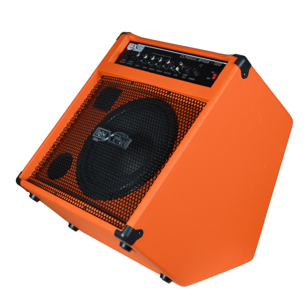 Cubo Baixo Brixton Classic Bass 120 100W RMS Laranja B Schumann