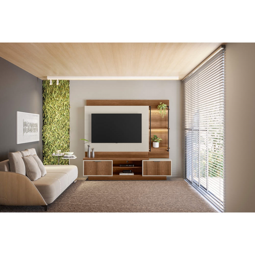 Home para TV até 65 Polegadas 2m com LED Linea Brasil | Schumann