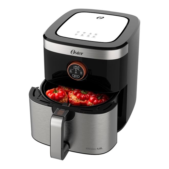Fritadeira Air Fryer Oster OFRT660 4,8 Litros 1500W Pr Schumann