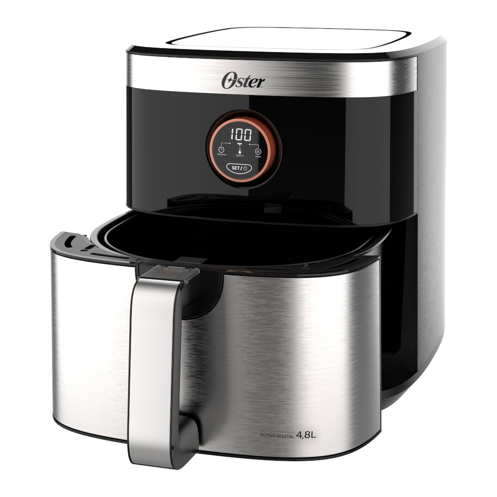 Fritadeira Air Fryer Oster OFRT660 4,8 Litros 1500W Pr Multisom