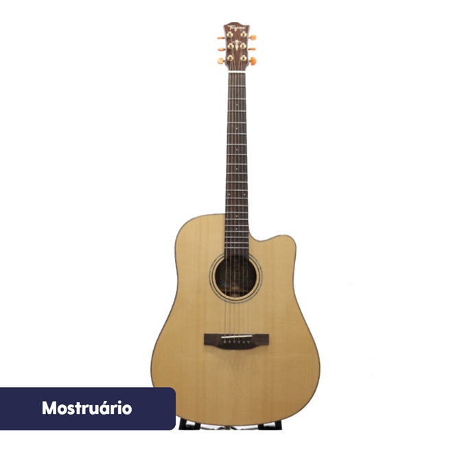 Violão Elétrico Tagima Café CF2000EQ Folk Cordas de A Schumann