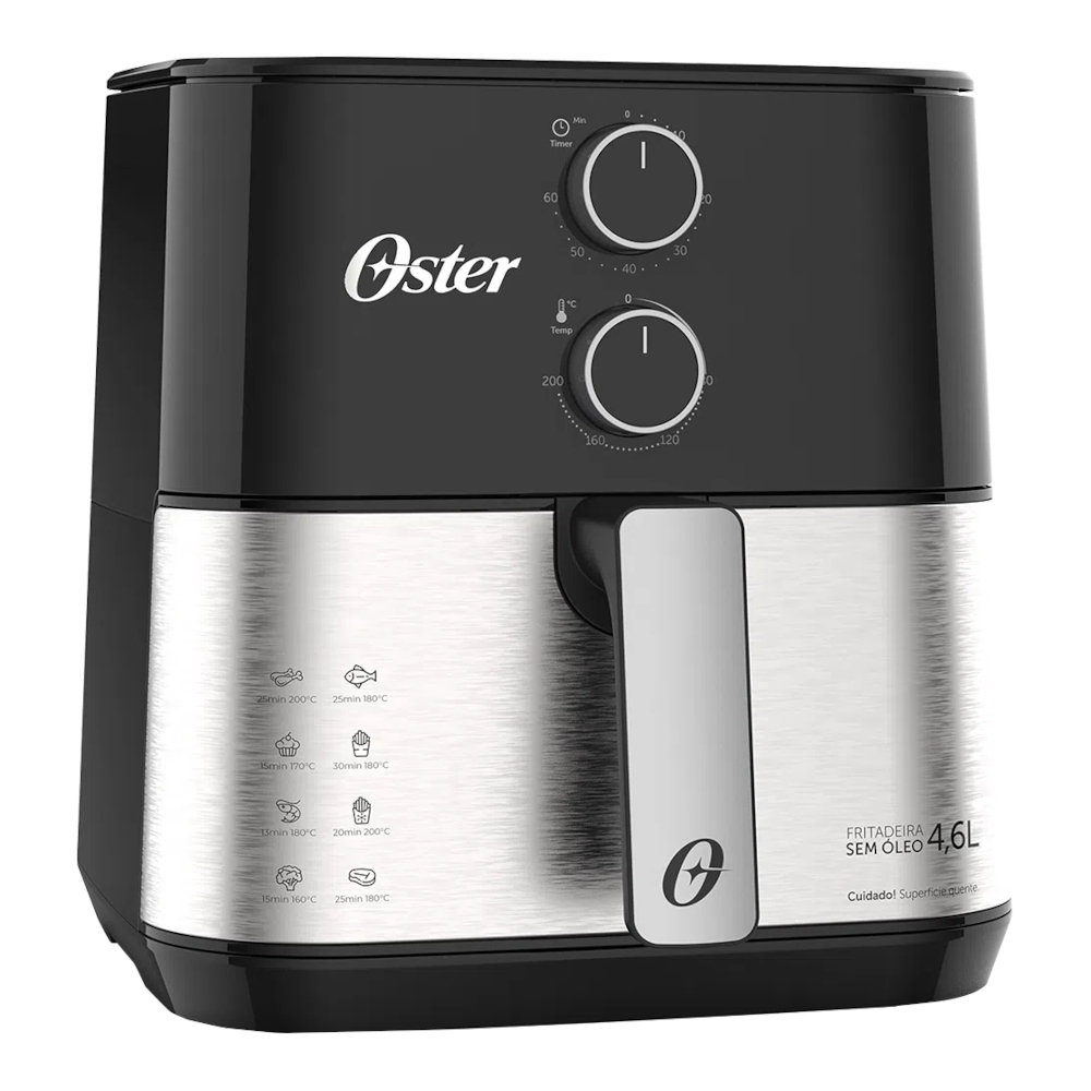 Fritadeira Air Fryer Oster OFRT520 4,6 Litros 1500W Pr | Schumann
