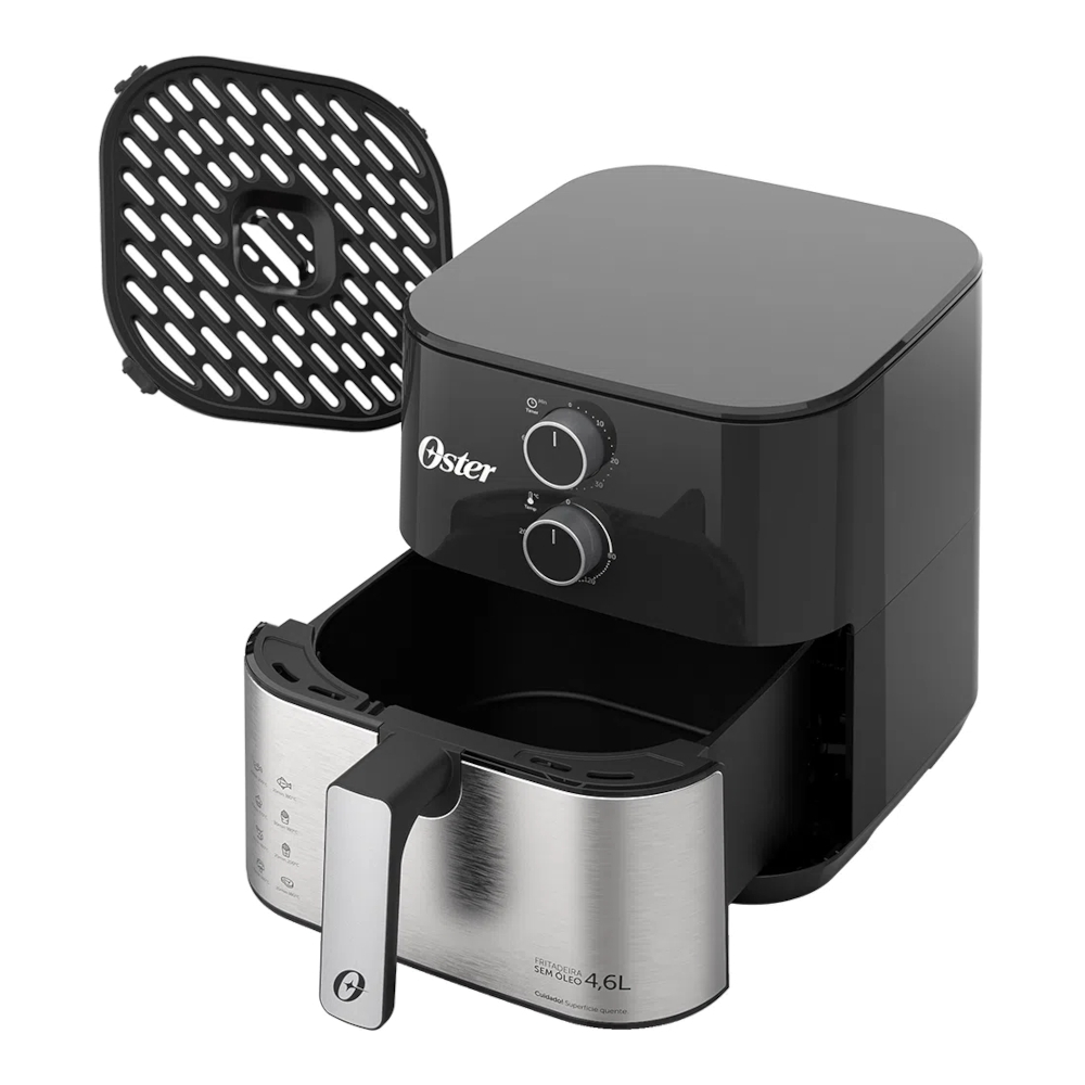 Fritadeira Air Fryer Oster OFRT520 4,6 Litros 1500W Pr Schumann
