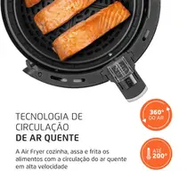 Fritadeira Air Fryer Mondial New Pratic AF-31 3,5 Litros 1500W Preto