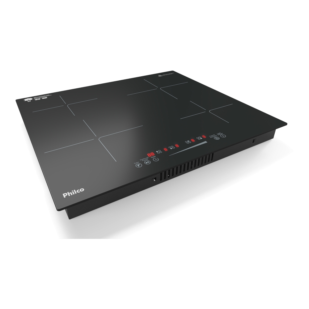 Cooktop 4 Bocas de Indução Philco Turbo Touch PCT40P P Schumann