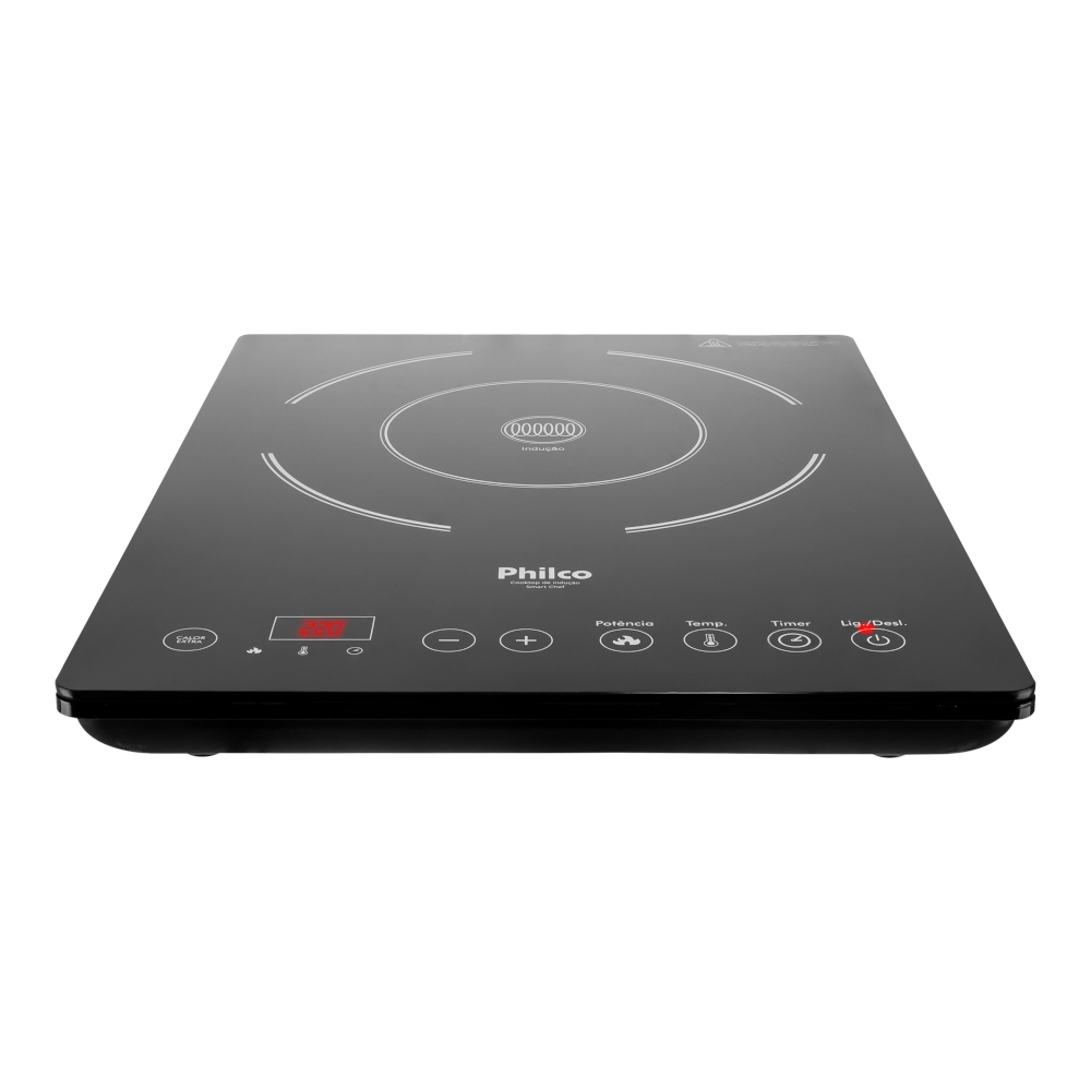 Cooktop 1 Boca por Indução Philco Smart Chef PCT01 com Schumann