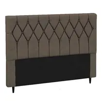 Cabeceira Casal Estofada Veloplus Dobuê Miami