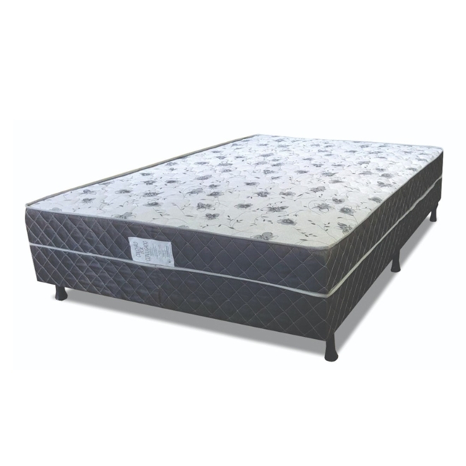 Cama Box Conjugada Casal Ecoespuma Espuma D28 - Preto | Schumann