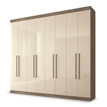 Guarda-Roupa Casal 8 Portas e 4 Gavetas Santos Andirá Havana Master Vip