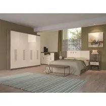 Guarda-Roupa Casal 8 Portas e 4 Gavetas Santos Andirá Havana Master Vip
