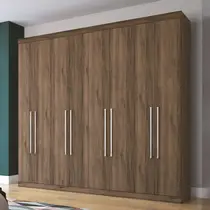 Guarda-Roupa Casal 8 Portas e 4 Gavetas Santos Andirá Havana Master Vip