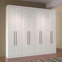 Guarda-Roupa Casal 8 Portas e 4 Gavetas Santos Andirá Havana Master Vip