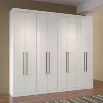 Guarda-Roupa Casal 8 Portas e 4 Gavetas Santos Andirá Havana Master Vip