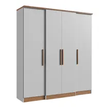 Guarda-Roupa Casal 4 Portas 2 Gavetas 100% MDF Doripel Miami