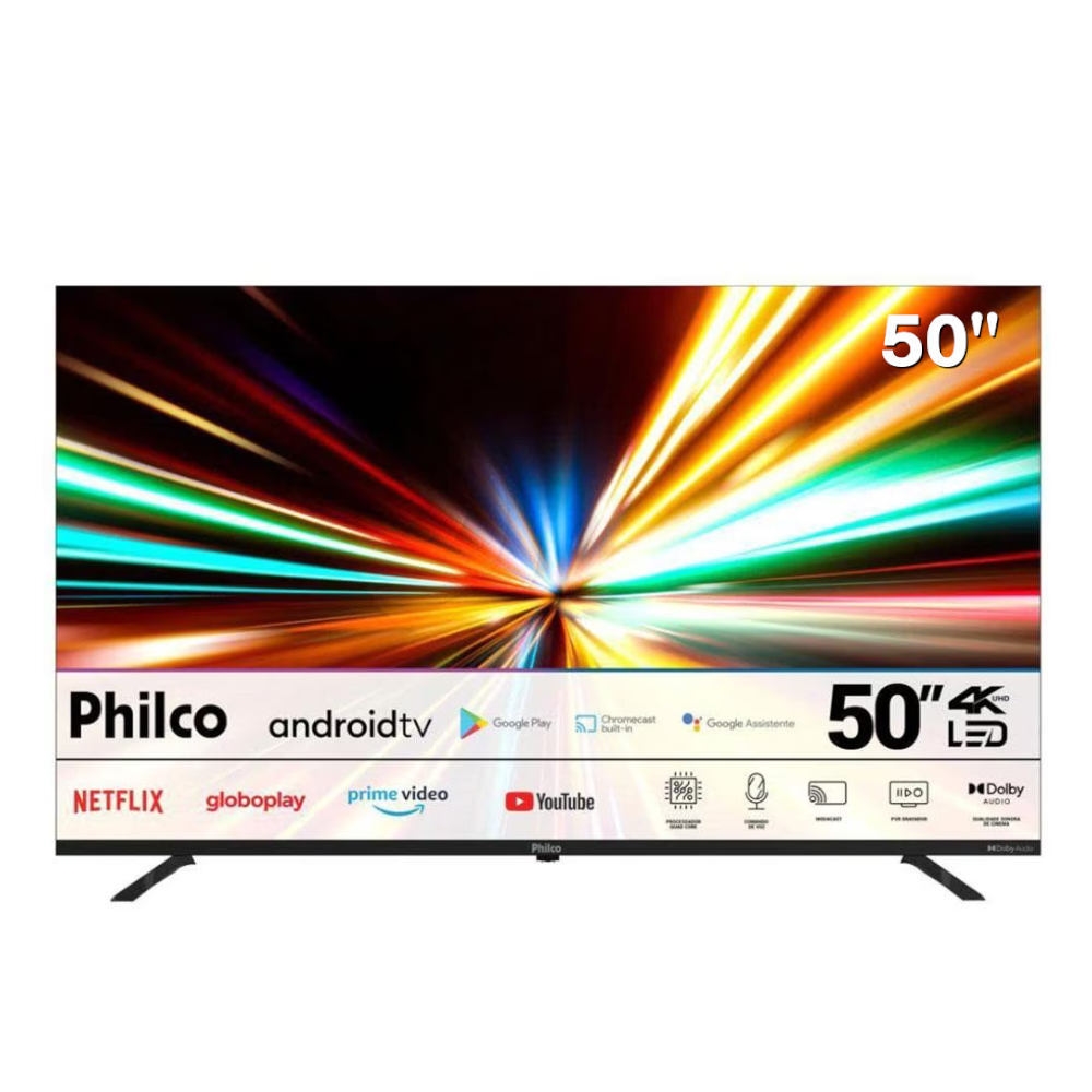Smart TV 4K 50" Philco LED UHD PTV50G10AG11SK | Schumann