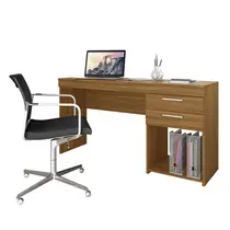 Escrivaninha 2 Gavetas 1 Prateleira Notável Office
