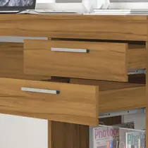 Escrivaninha 2 Gavetas 1 Prateleira Notável Office