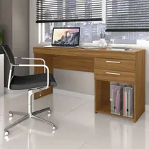 Escrivaninha 2 Gavetas 1 Prateleira Notável Office