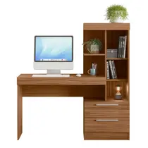 Escrivaninha 2 Gavetas 4 Prateleiras Notável Office NT 2010