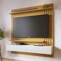 Estante Home para TV até 65 Polegadas 1,5m 2 Portas e 2 Prateleiras Colibri Juriti