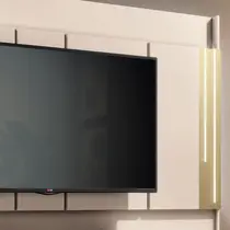 Estante Home para TV até 75 Polegadas 2,4m 1 Porta 2 Gavetas HB Móveis Montane