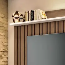 Estante Home para TV até 60 Polegadas 2m 4 Portas e 3 Prateleiras HB Móveis Titan