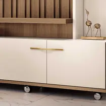 Estante Home para TV até 60 Polegadas 2m 4 Portas e 3 Prateleiras HB Móveis Titan