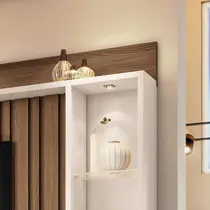 Estante Home para TV até 60 Polegadas 2m 4 Portas e 3 Prateleiras HB Móveis Titan