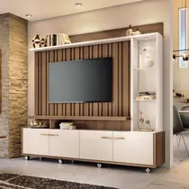 Estante Home para TV até 60 Polegadas 2m 4 Portas e 3 Prateleiras HB Móveis Titan