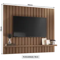 Painel para TV até 60 Polegadas 2m HB Móveis Link 1.6