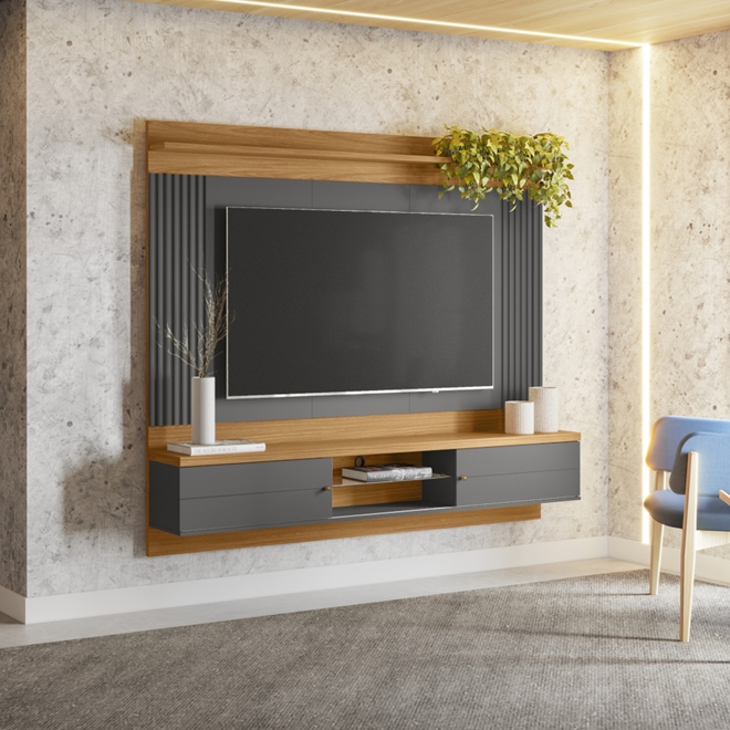 Painel para TV até 70 Polegadas 2m Linea Brasil Barcel | Schumann