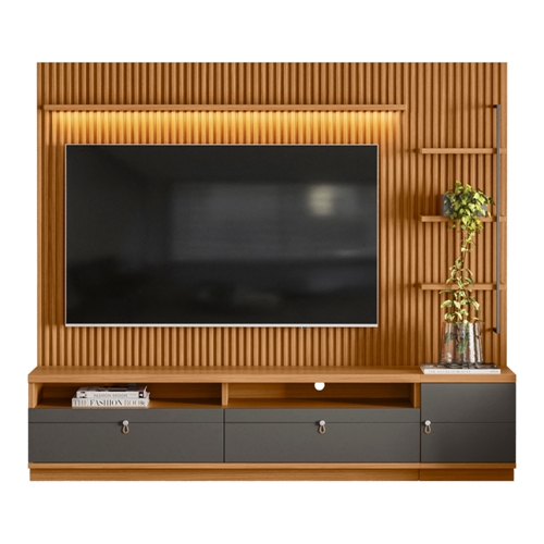 Rack com Painel para TV até 75 Polegadas com LED Linea | Schumann