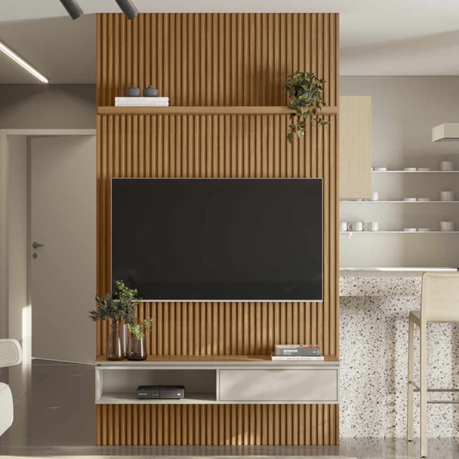Painel para TV até 60 Polegadas 1,41m Linea Brasil Rip | Schumann